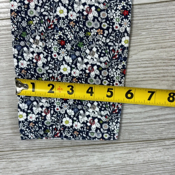 J. Crew Liberty Floral Print Toothpick Skinny Ankle Jeans Size 25 - Picture 13 of 13